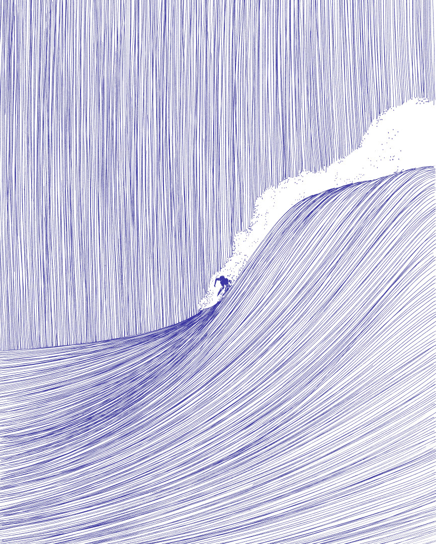 Exposition « The Minimalist Wave » à La Pâtisserie Graphique Biarritz : Une Plongée dans l’Univers du Surf Minimaliste